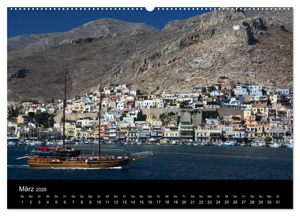 Dodekanes - Impressionen aus Kos, Kalymnos und Nisyros (CALVENDO Wandkalender 2026)