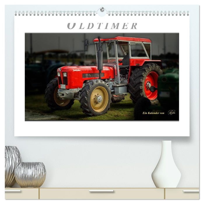Oldtimer - Traktor Liebe (CALVENDO Premium Wandkalender 2026)