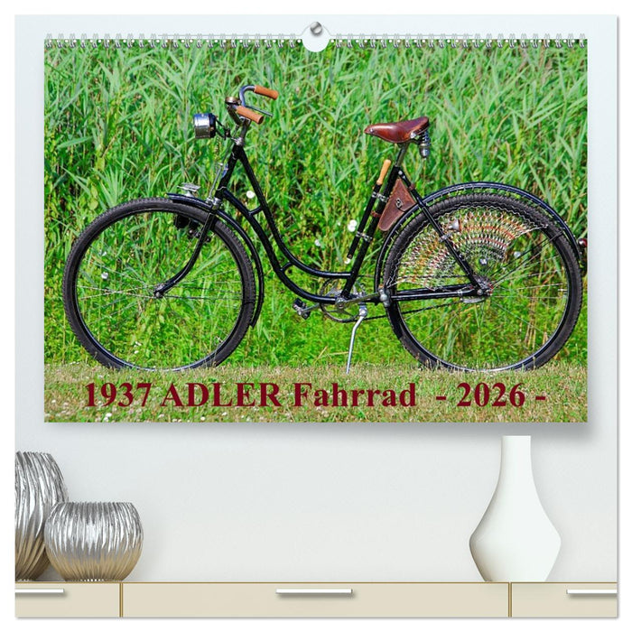 1937 ADLER Fahrrad (CALVENDO Premium Wandkalender 2026)