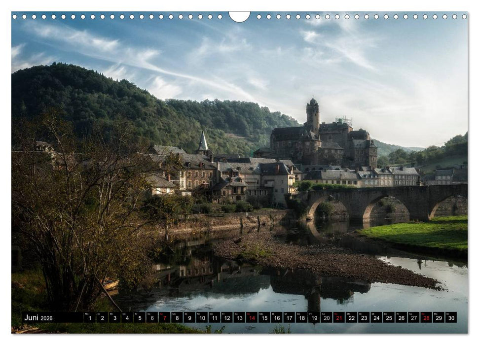 Unterwegs im Département Aveyron (CALVENDO Wandkalender 2026)