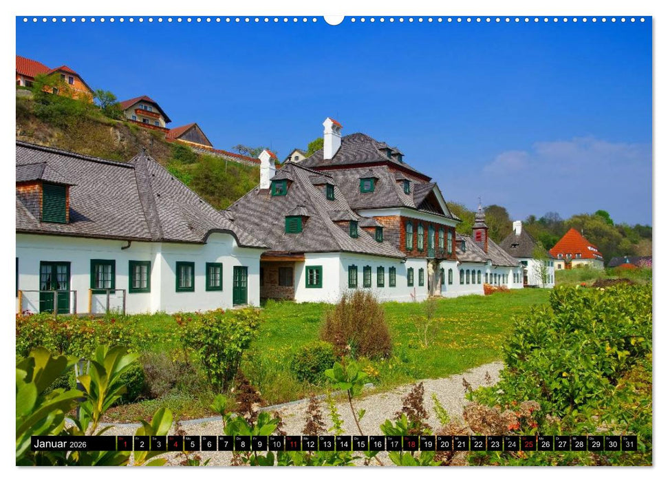 Die Wachau - An der Donau zwischen Melk und Krems (CALVENDO Premium Wandkalender 2026)