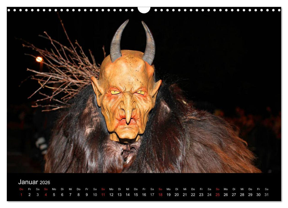 Perchten 2026 (CALVENDO Wandkalender 2026)