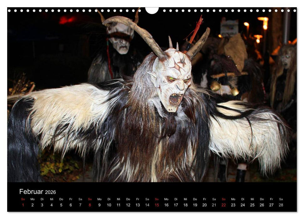 Perchten 2026 (CALVENDO Wandkalender 2026)