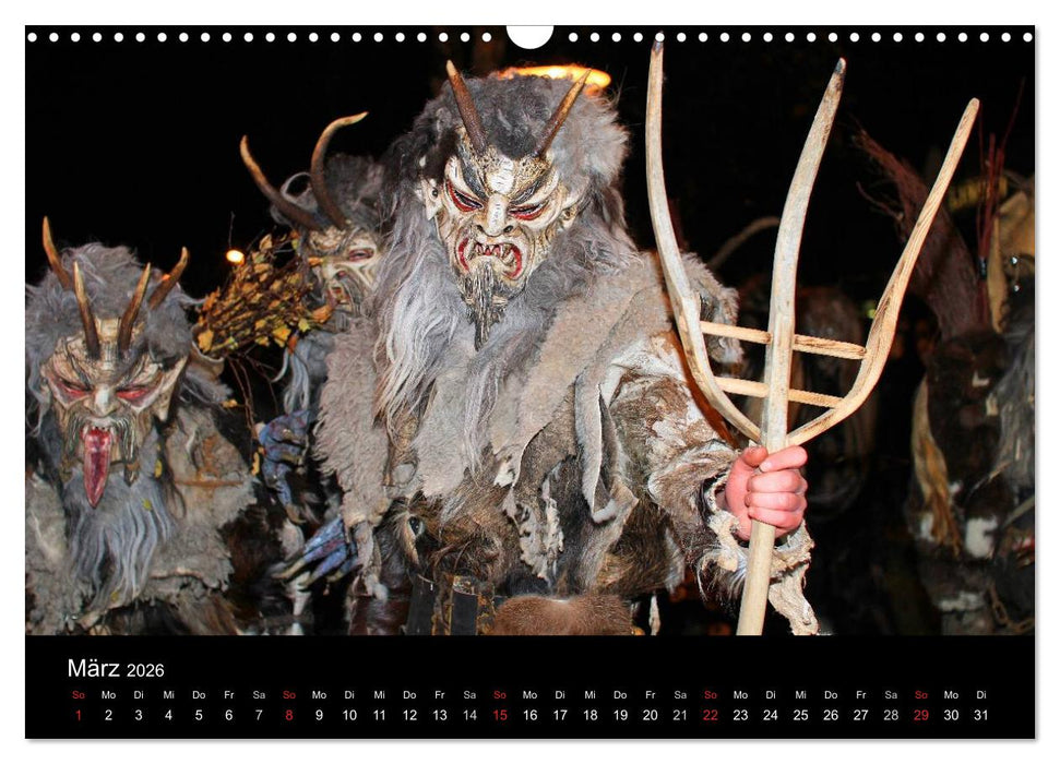 Perchten 2026 (CALVENDO Wandkalender 2026)