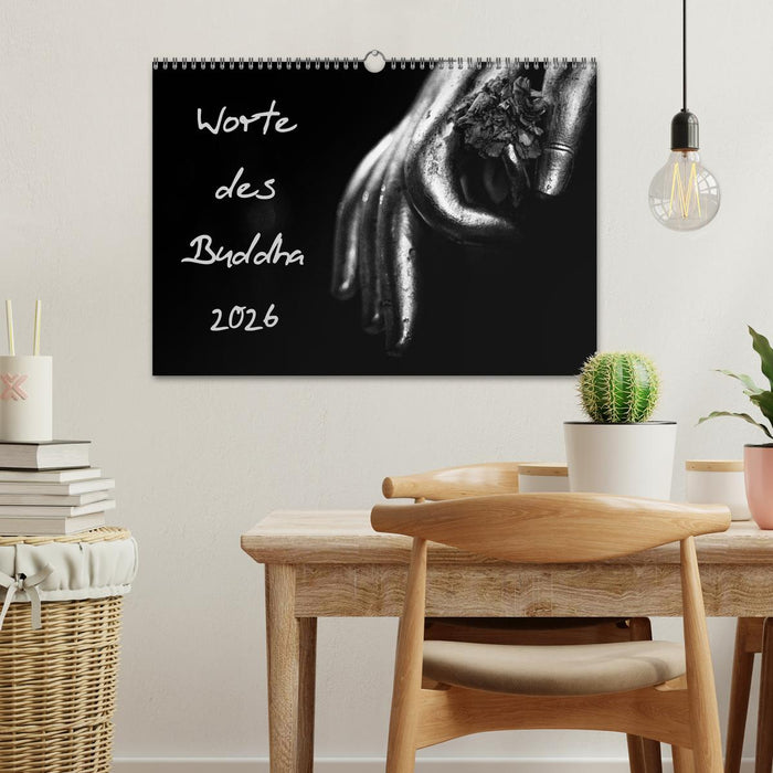 Worte des Buddha 2026 (CALVENDO Wandkalender 2026)