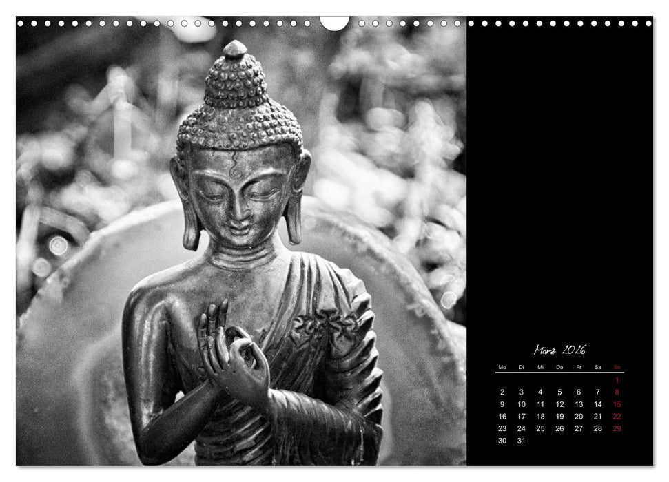 Worte des Buddha 2026 (CALVENDO Wandkalender 2026)