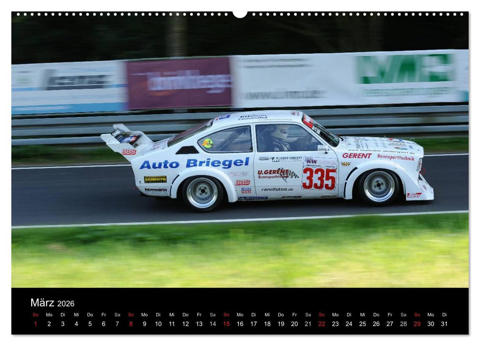 Bergrennen im Opel (CALVENDO Premium Wandkalender 2026)