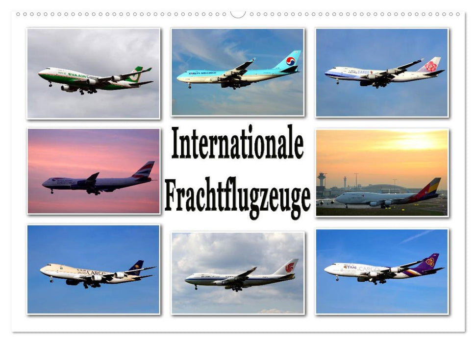 Internationale Frachtflugzeuge (CALVENDO Wandkalender 2026)