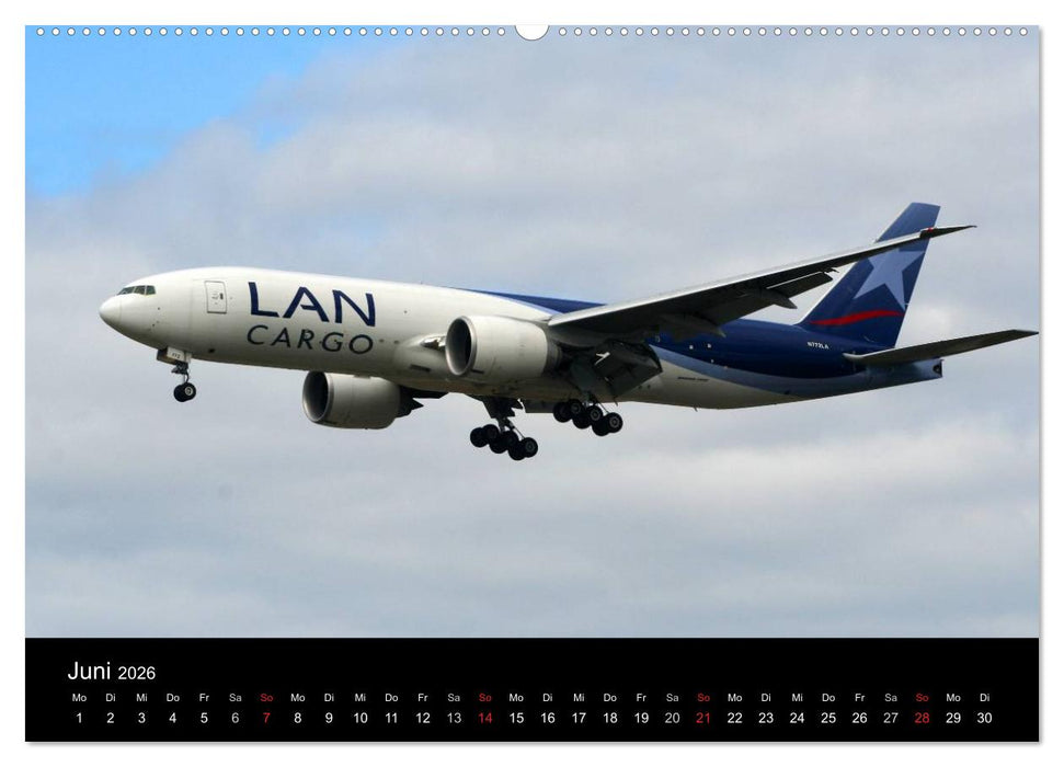 Internationale Frachtflugzeuge (CALVENDO Wandkalender 2026)