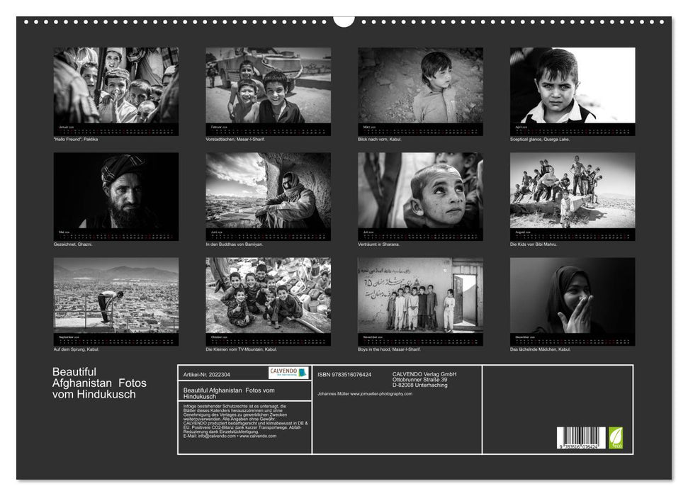 Beautiful Afghanistan Fotos vom Hindukusch (CALVENDO Wandkalender 2026)