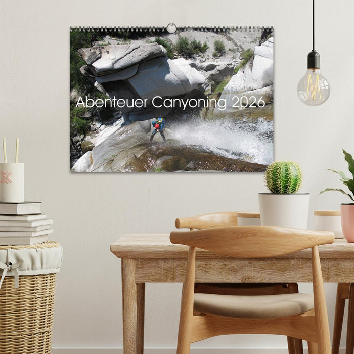 Abenteuer Canyoning (CALVENDO Wandkalender 2026)