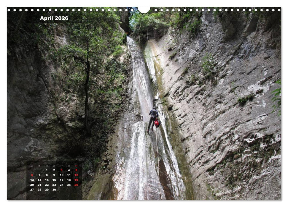 Abenteuer Canyoning (CALVENDO Wandkalender 2026)