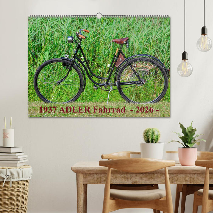 1937 ADLER Fahrrad (CALVENDO Wandkalender 2026)
