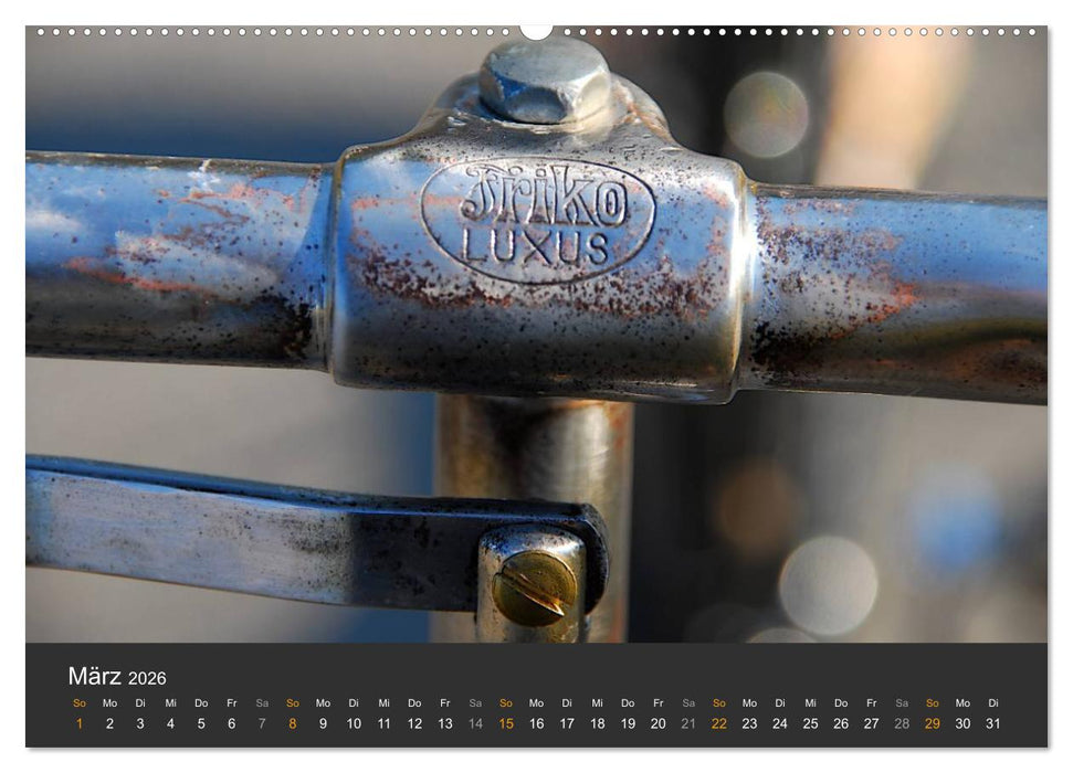 1937 ADLER Fahrrad (CALVENDO Wandkalender 2026)