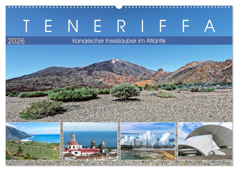 TENERIFFA Kanarischer Inselzauber im Atlantik (CALVENDO Wandkalender 2026)