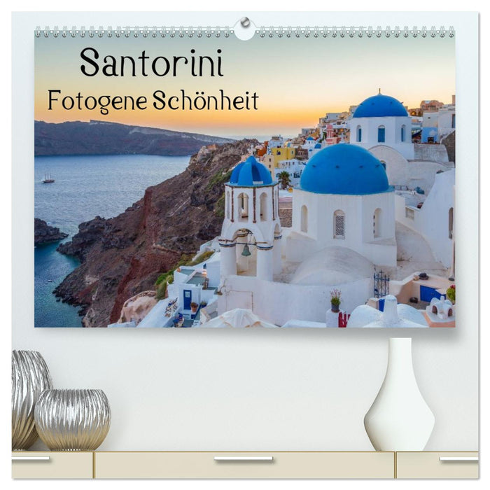 Santorini - Fotogene Schönheit (CALVENDO Premium Wandkalender 2026)