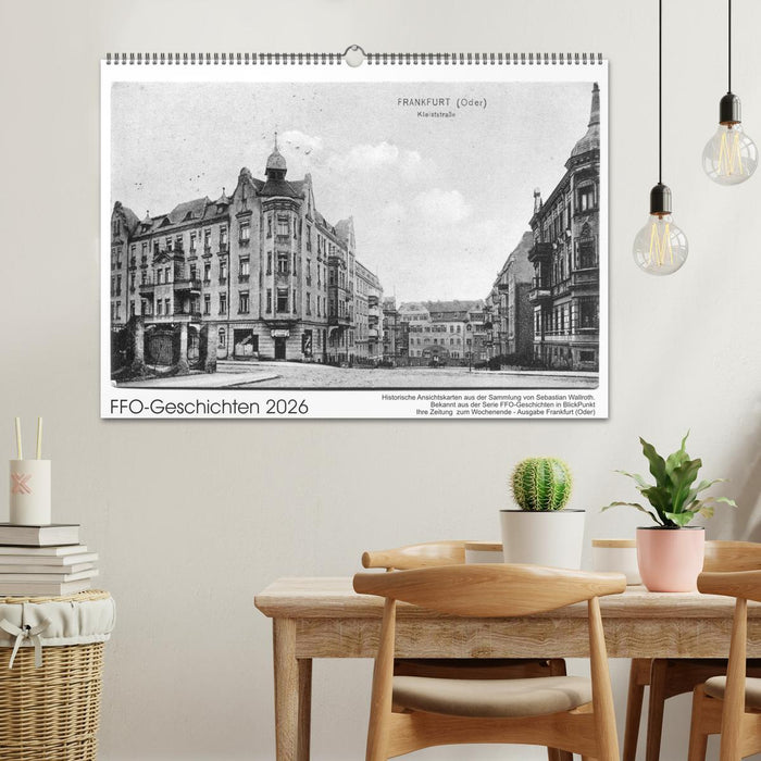 FFO-Geschichten. Historische Ansichtskarten aus Frankfurt (Oder) (CALVENDO Wandkalender 2026)