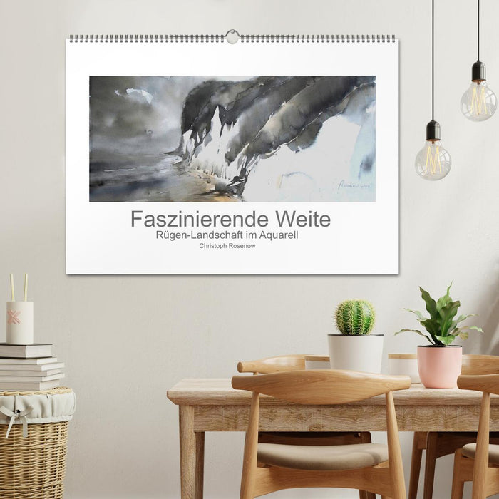 Faszinierende Weite. Rügen-Landschaft im Aquarell (CALVENDO Wandkalender 2026)