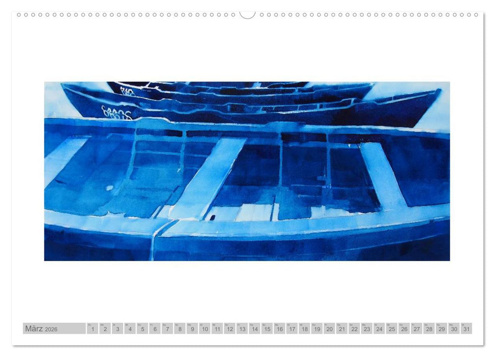 Faszinierende Weite. Rügen-Landschaft im Aquarell (CALVENDO Wandkalender 2026)