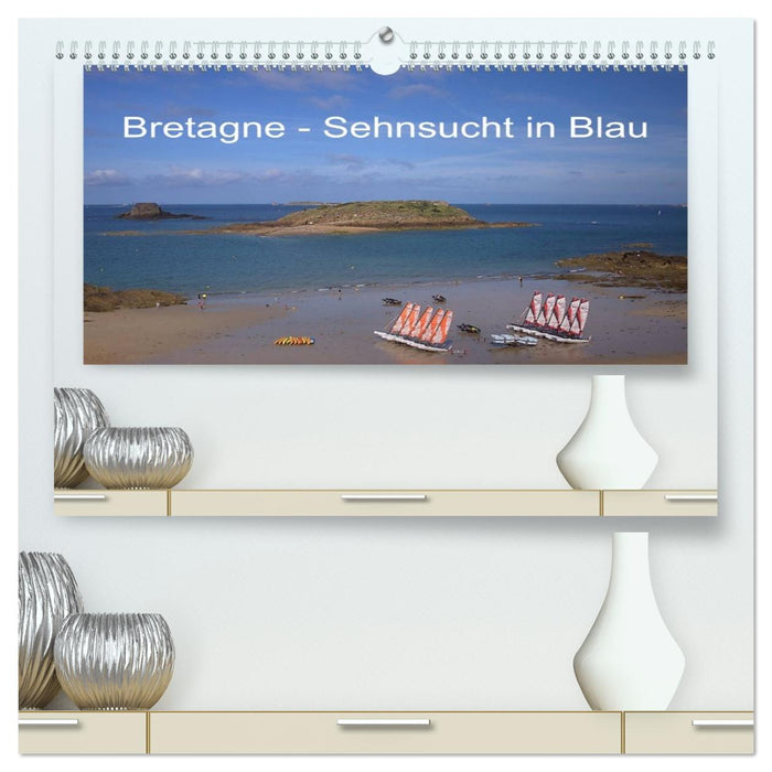 Bretagne - Sehnsucht in Blau (CALVENDO Premium Wandkalender 2026)