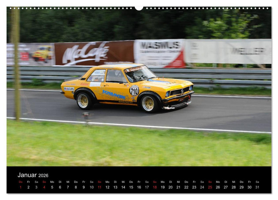 Bergrennen im Opel (CALVENDO Wandkalender 2026)