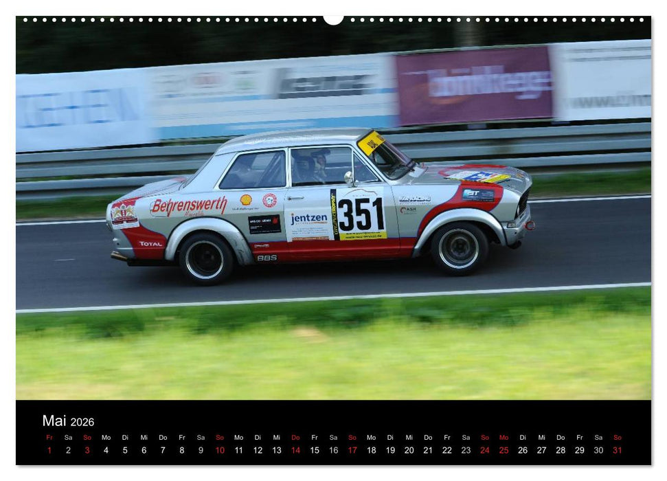 Bergrennen im Opel (CALVENDO Wandkalender 2026)