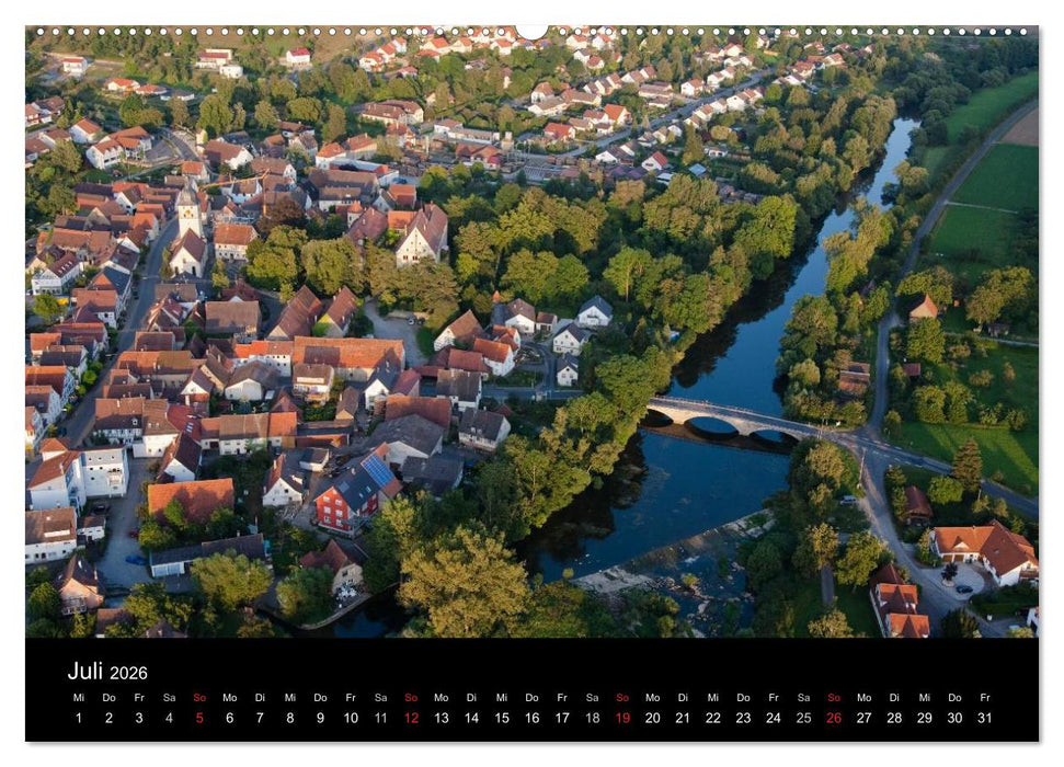 Hohenlohe von oben (CALVENDO Premium Wandkalender 2026)
