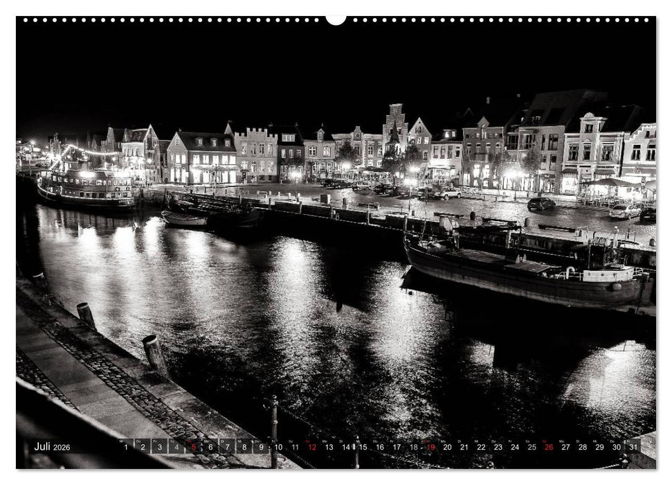 Ein Blick auf Husum (CALVENDO Premium Wandkalender 2026)
