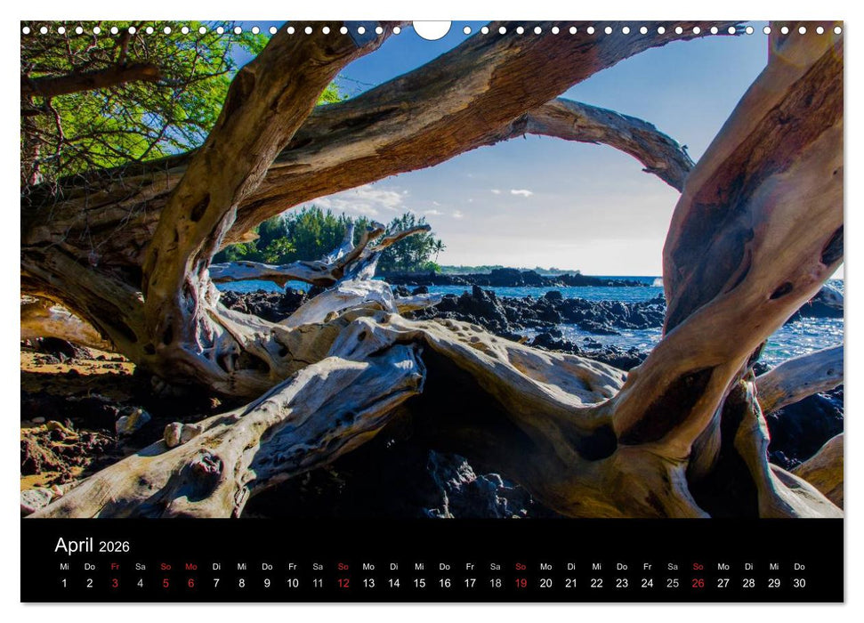 Paradiese der Erde - HAWAII (CALVENDO Wandkalender 2026)
