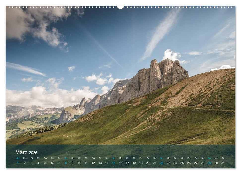 die dolomiten (CALVENDO Premium Wandkalender 2026)