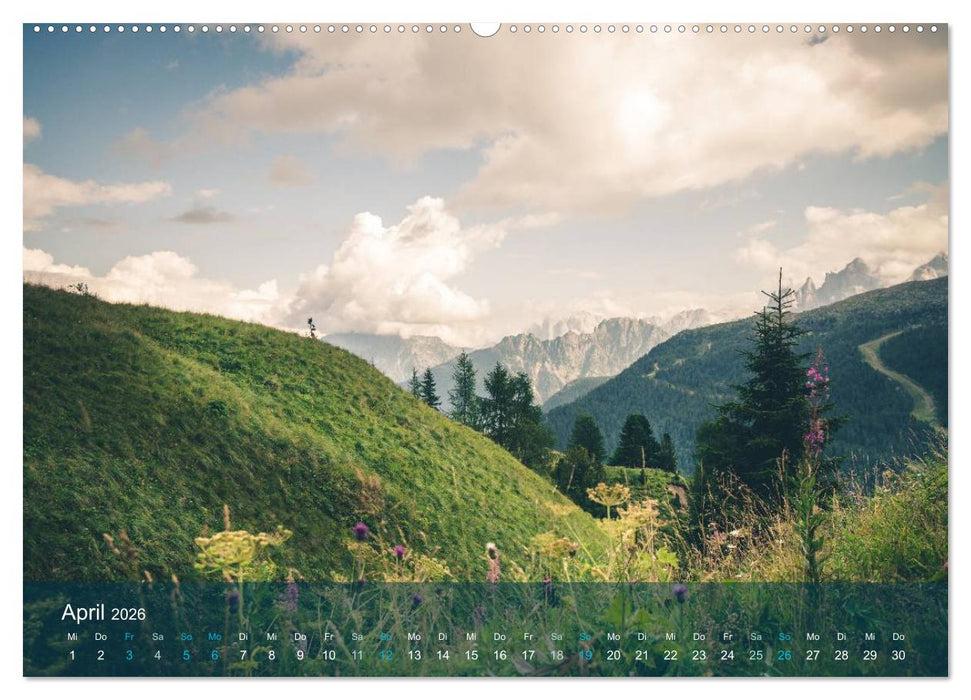 die dolomiten (CALVENDO Premium Wandkalender 2026)
