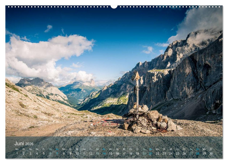 die dolomiten (CALVENDO Premium Wandkalender 2026)