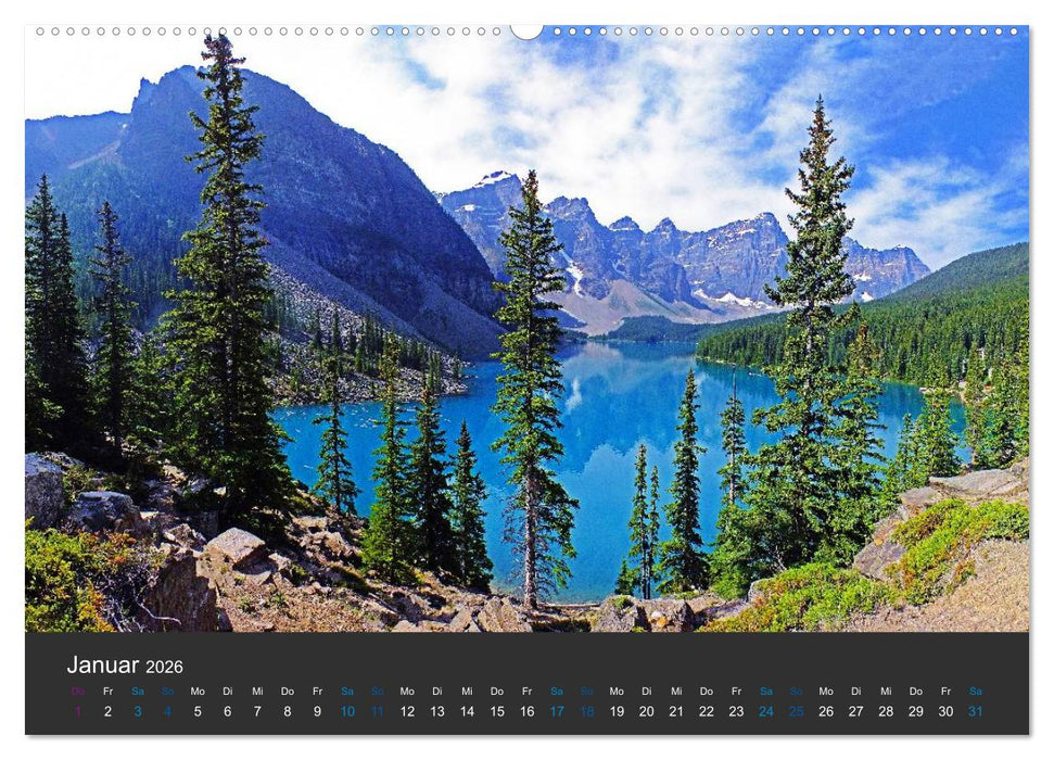 Der weite Westen Kanadas - Banff und Yoho National Park (CALVENDO Premium Wandkalender 2026)