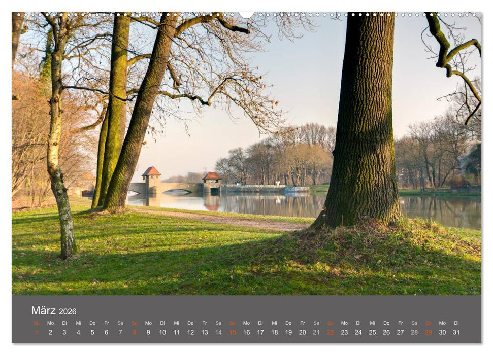 Leipzig - Parks und Landschaften (CALVENDO Wandkalender 2026)