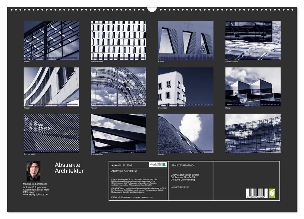 Abstrakte Architektur (CALVENDO Wandkalender 2026)