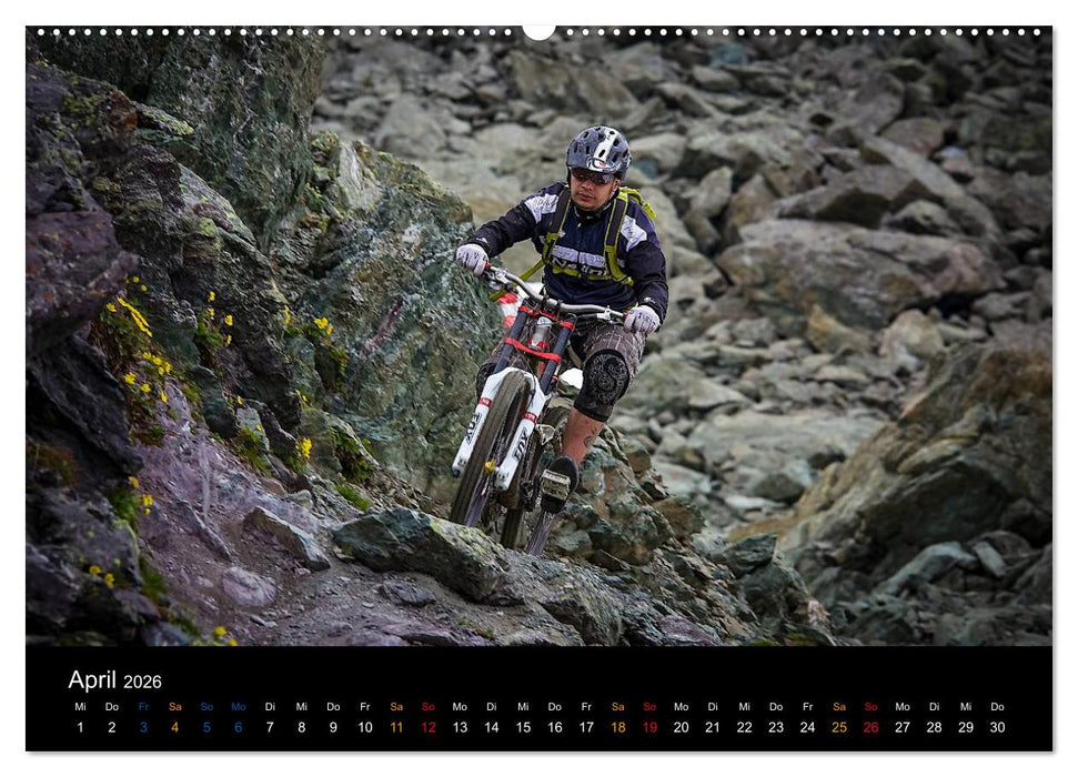 Mountainbike Freeride Momente (CALVENDO Premium Wandkalender 2026)