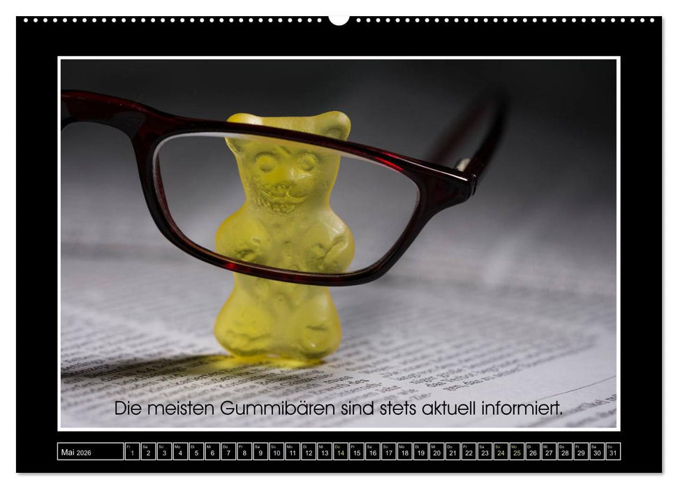 Wissenswertes aus der Welt der Gummibären (CALVENDO Premium Wandkalender 2026)