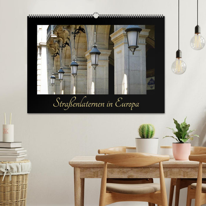 Straßenlaternen in Europa (CALVENDO Wandkalender 2026)