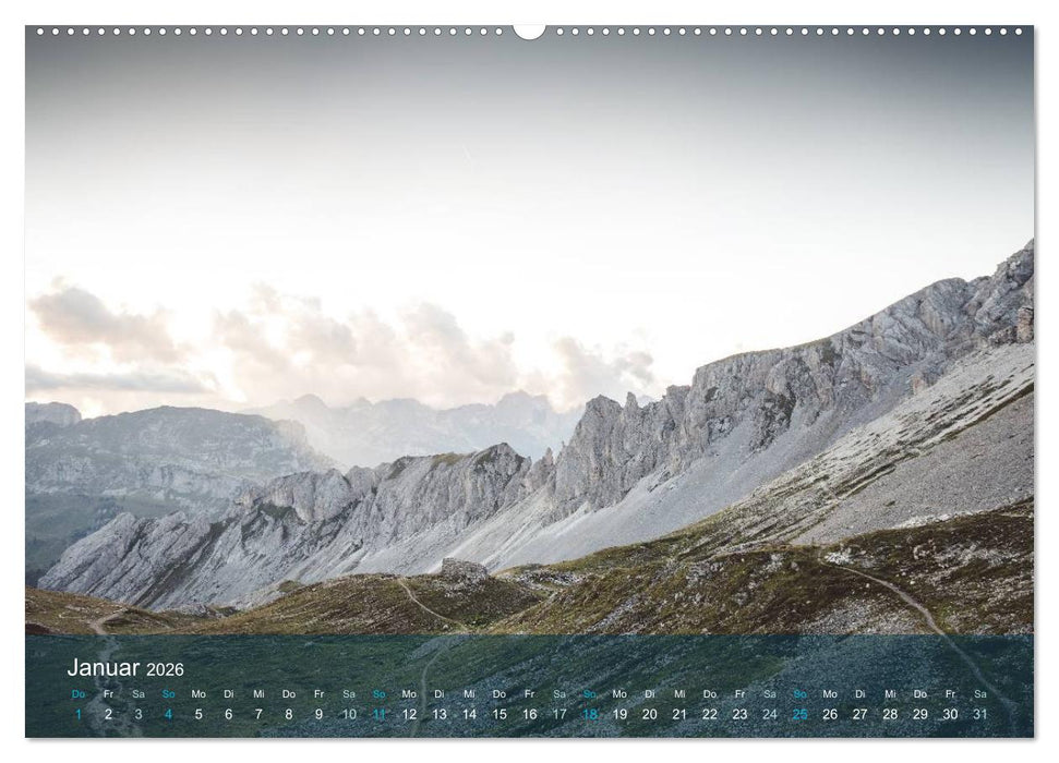 die dolomiten (CALVENDO Wandkalender 2026)