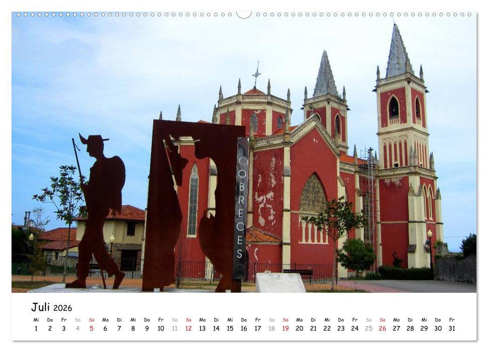 Camino del norte - Küstenweg (CALVENDO Premium Wandkalender 2026)