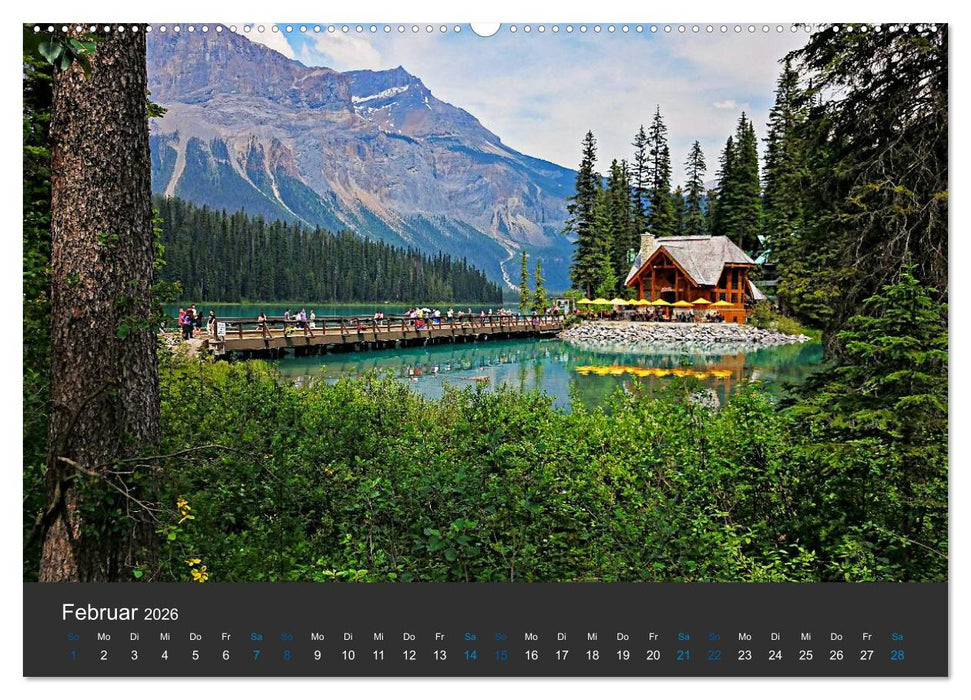 Der weite Westen Kanadas - Banff und Yoho National Park (CALVENDO Wandkalender 2026)
