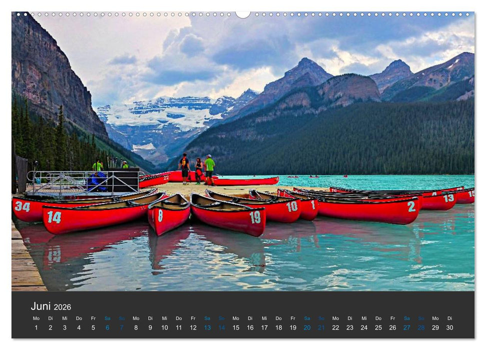 Der weite Westen Kanadas - Banff und Yoho National Park (CALVENDO Wandkalender 2026)