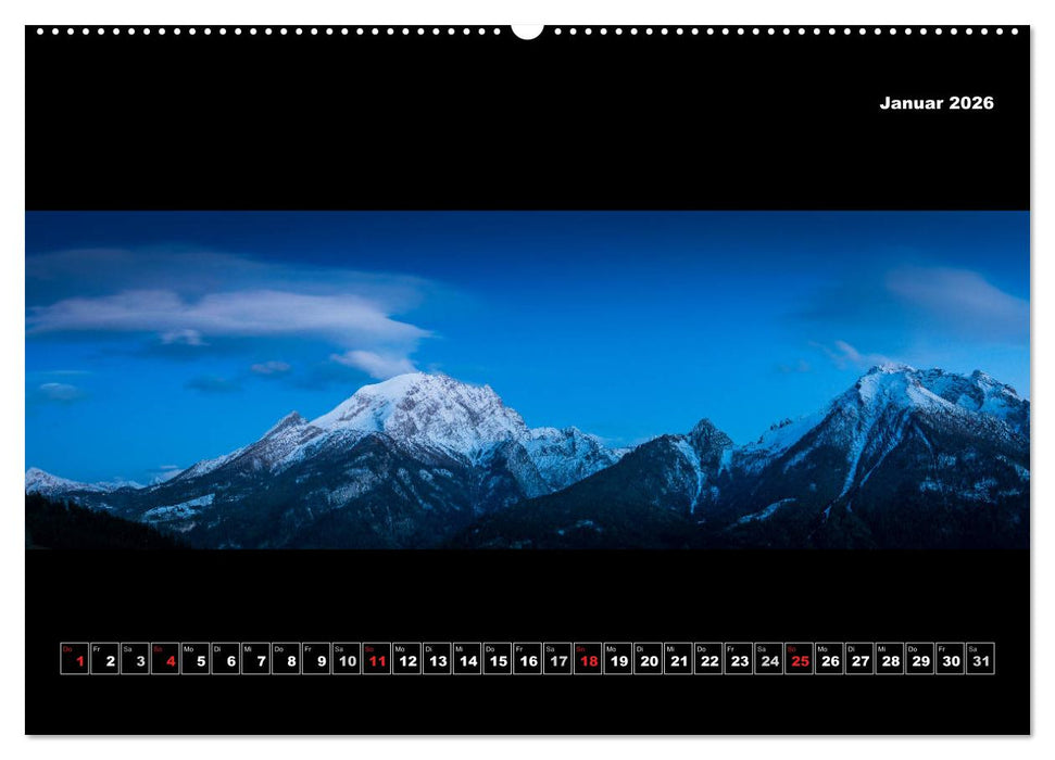 Weitblicke - Panoramen (CALVENDO Premium Wandkalender 2026)