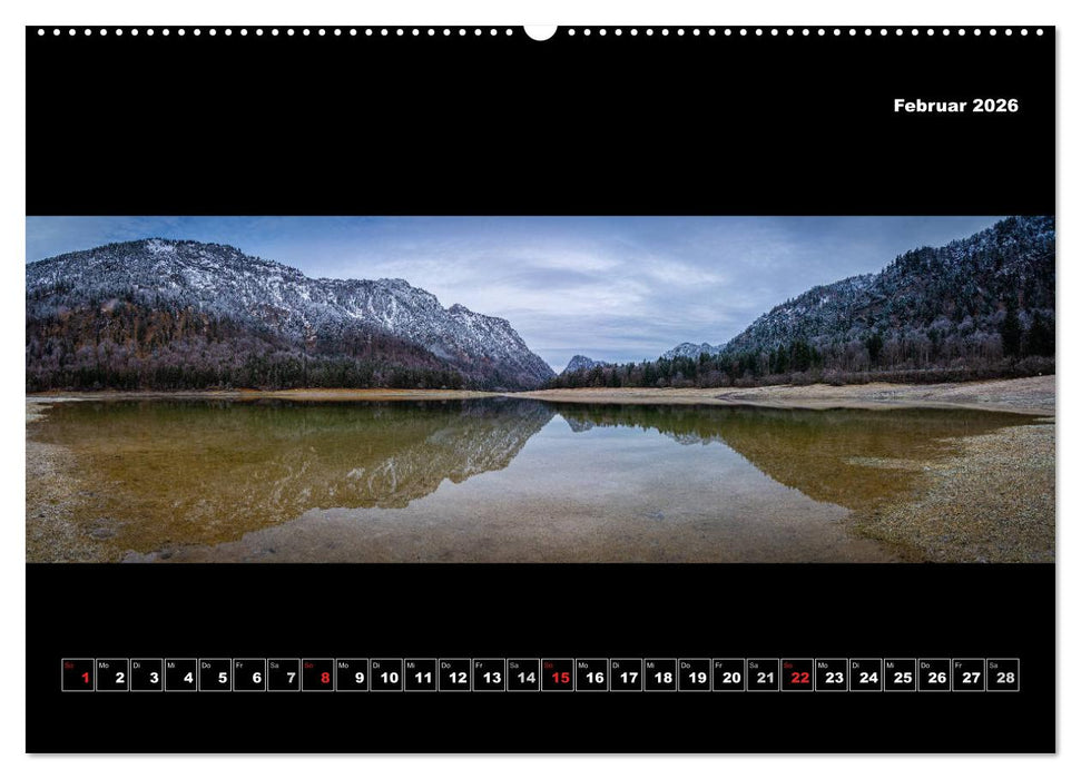 Weitblicke - Panoramen (CALVENDO Premium Wandkalender 2026)
