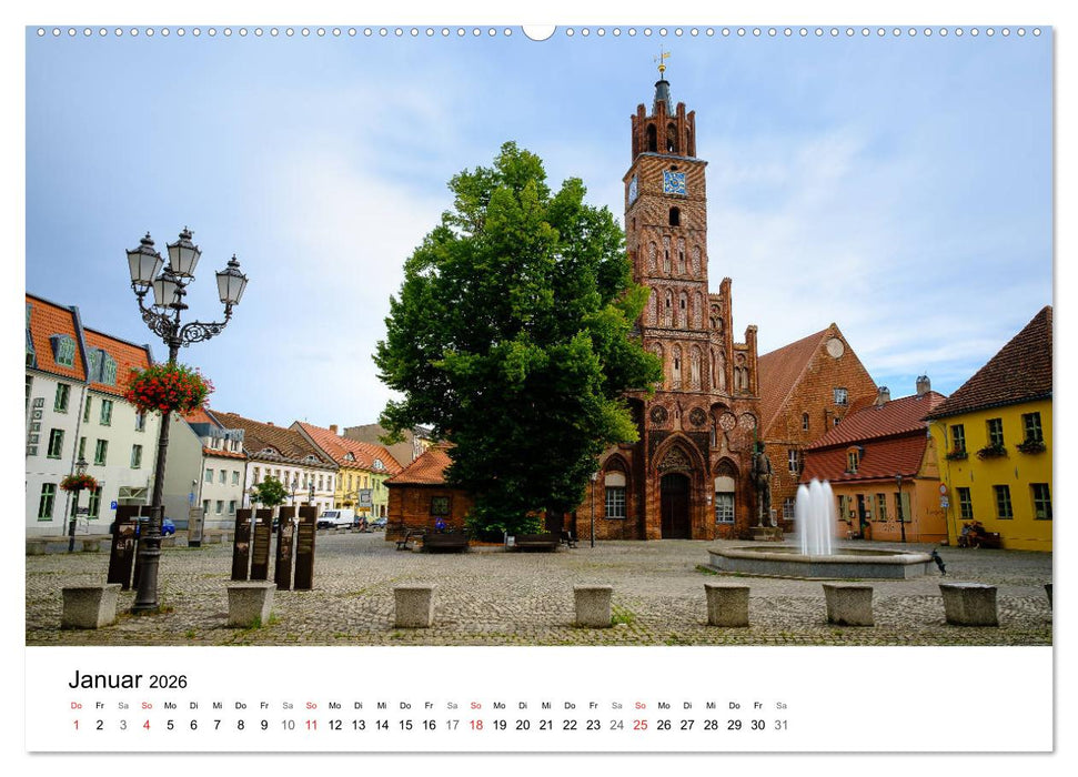 Ein Blick auf Brandenburg an der Havel (CALVENDO Wandkalender 2026)
