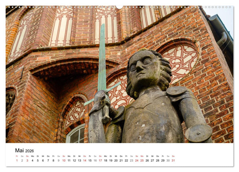 Ein Blick auf Brandenburg an der Havel (CALVENDO Wandkalender 2026)