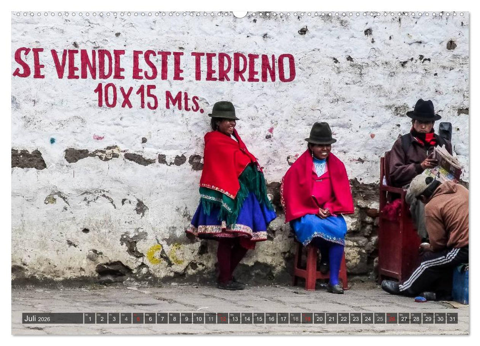 Ecuador 2026 Zwischen Hochland und Küste (CALVENDO Premium Wandkalender 2026)