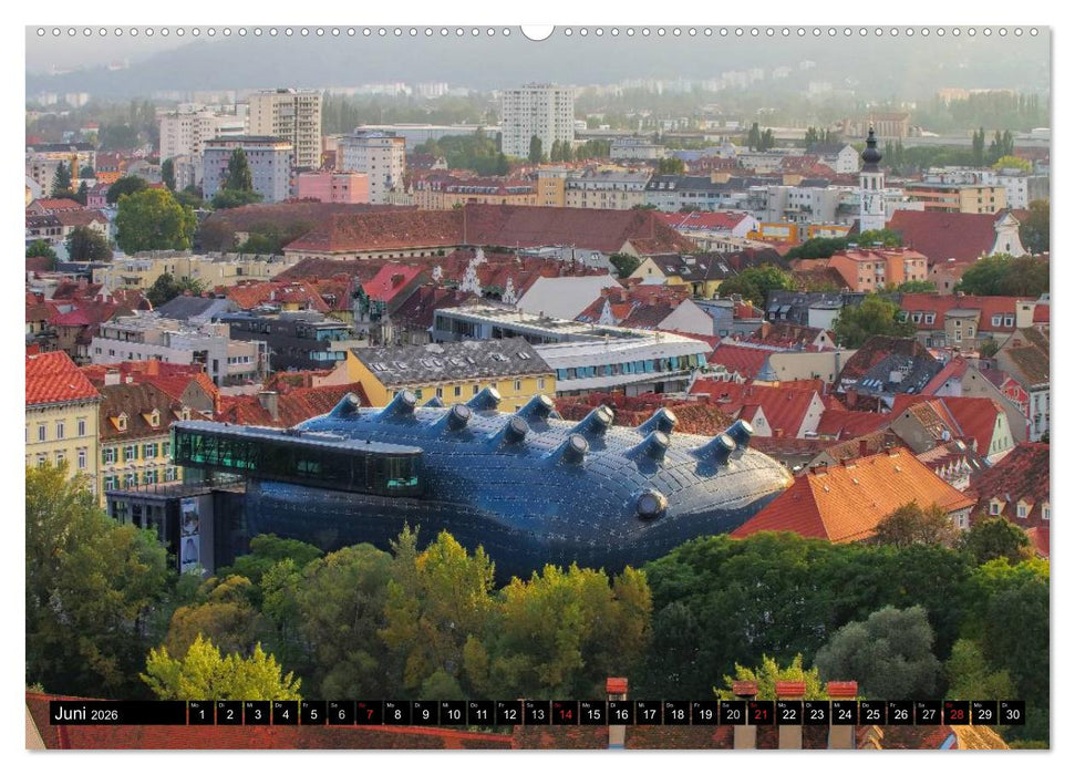 Graz - Metropole der Steiermark (CALVENDO Wandkalender 2026)