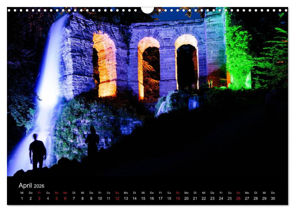 Nachts in Kassel (CALVENDO Wandkalender 2026)