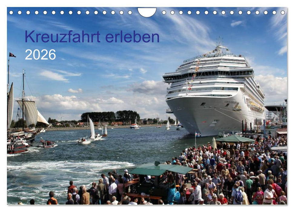 Kreuzfahrt erleben (CALVENDO Wandkalender 2026)